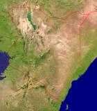 Kenia Satellite + Borders 1390x1600